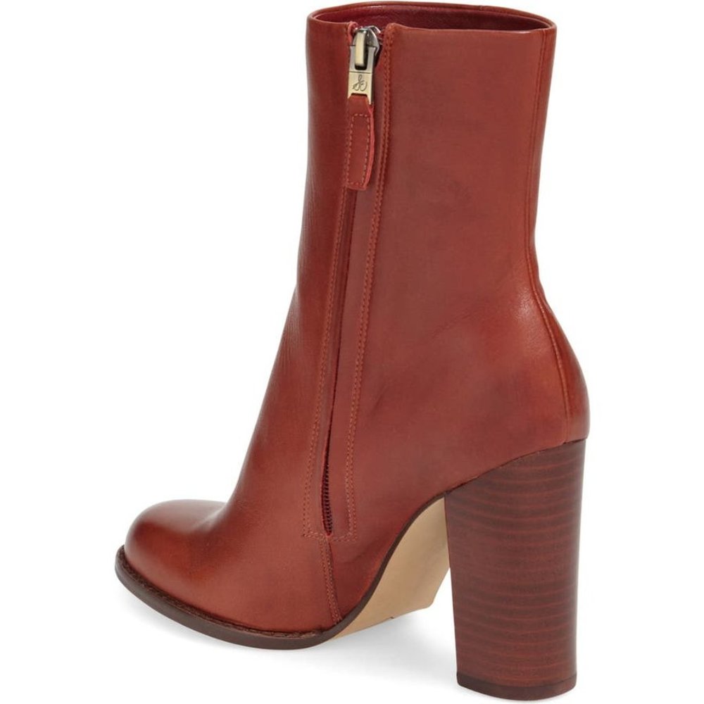 💥 Sam Edelman Women's Reyes Boot Rust Red - Picture 3 of 10